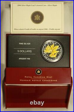 2006 $5 RCM Silver Maple Leaf, Colored Coin OGP