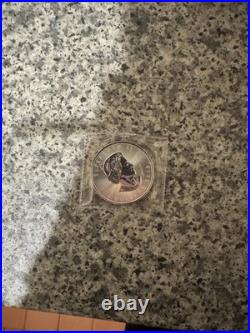 2009 1oz Silver Canadian Queen Elizabeth II Maple Leaf Coin In Capsule