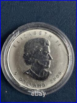 2009 Canada $5 1oz BRANDENBURG GATE Privy Mark Silver Maple Leaf Bullion coin