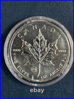 2009 Canada $5 1oz London tower bridge Privy Mark Silver Maple Leaf Bullion coin