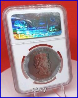 2009 Canada. 9999 Silver Maple Leaf NGC MS 68 Milk spots Canadian Royal Mint