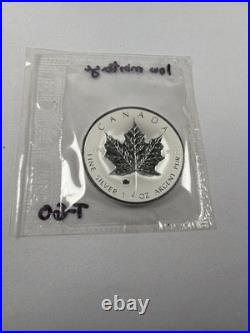 2009 OX Maple Leaf Privy Mark Pure 1oz. 9999 silver Canada UNC Mint Sealed