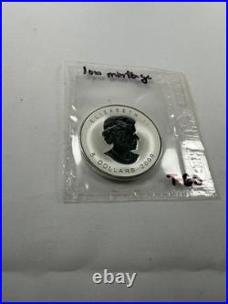 2009 OX Maple Leaf Privy Mark Pure 1oz. 9999 silver Canada UNC Mint Sealed