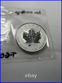 2009 OX Maple Leaf Privy Mark Pure 1oz. 9999 silver Canada UNC Mint Sealed