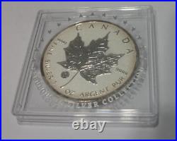 2010 1 Oz Silver Maple Fabulous 15 Edition Mintage 5000 in original box