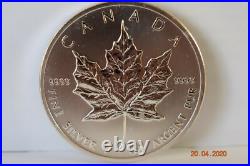 2011 1oz Canadian Maple Leaf Fine Silver Bullion Coin