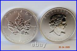 2011 1oz Canadian Maple Leaf Fine Silver Bullion Coin