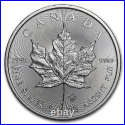 2011 Canadian Maple Leaf 1 oz. 9999 Silver Coin $ 5 Dollars