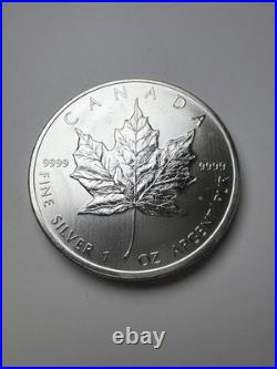 2011 Canadian Maple Leaf 999.9 Silver 1oz Bullion Coin
