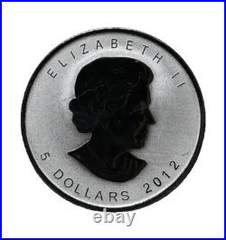 2012 $5 Silver Maple Leaf Dragon Privy 1 oz. Pure 999 Silver Coin in Capsule