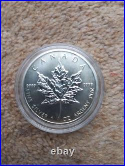 2012 Canadian Maple Leaf 1 oz. 9999 Fine Silver Bullion Coin