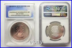 2013 1oz Silver Maple Leaf + 2016 1oz Piedfort Coat of Arms NGC/ANACS MS/PF 69