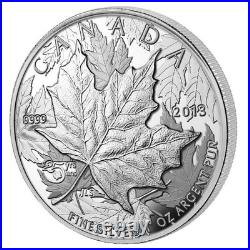 2013 $5 Silver Maple Leaf 25th Anniversary Pure Silver High Relief Piedfort 1 oz 2013 $5 Silver Maple Leaf 25th Anniversary Pure Silver High Relief Piedfort 1 oz