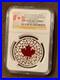 2013 CANADA $20 SILVER MAPLE LEAF IMPRESSION NGC PF 70 Ultra Cameo COLORIZED RED