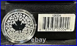 2013 Canada $20 Silver. 9999 Pure Maple Leaf Impression Colorized +box/case/coa