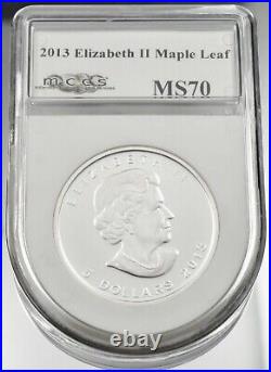 2013 Canada Maple Leaf, Queen Elizabeth 1oz. 999 Fine Silver $5 Coin