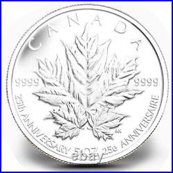 2013 Canada S$50 Maple Leaf 5 Oz. Silver 25th Anniversary NGC Reverse Proof PF70