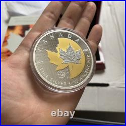 2013 Canadian 5oz Silver Coin 5oz 999 Silver 25th Anniversary of the Maple Leaf