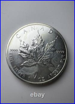 2013 Canadian Maple Leaf 999.9 Silver 1oz Bullion Coin