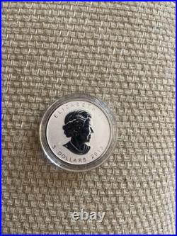 2013 Lunar Snake Privy Mark Silver Reverse Proof Canadian Maple