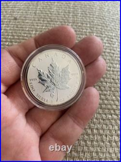 2013 Lunar Snake Privy Mark Silver Reverse Proof Canadian Maple