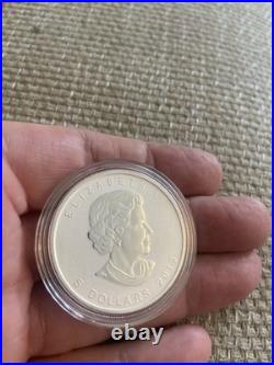 2013 Lunar Snake Privy Mark Silver Reverse Proof Canadian Maple