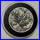2013 Maple Leaf Piedfort High Relief Rare Round Coin 1 Troy Oz. 9999 Fine Silver