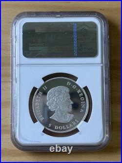 2013 Piedfort Canada $5 Maple Leaf High Relief Coin 25th Anniv. NGC PF70UCAM