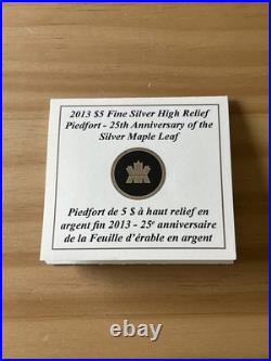 2013 Piedfort Canada $5 Maple Leaf High Relief Coin 25th Anniv. NGC PF70UCAM
