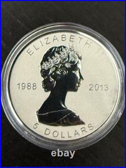 2013 Silver Maple Leaf Coin 25th Anniversary Pure Silver Fractional Set