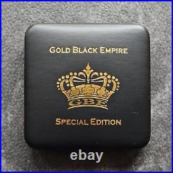 2014 1 oz Silver Silver Canada Canada Maple Leaf 24kt Gold Black Empire 500BU #2