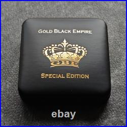 2014 1oz Silver Silver Canada Canada Maple Leaf 24ktGold Black Empire 500BU #429