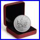 2014 $5 High Relief Special Edition Maple Leaf Pure Silver 1 oz. WithBox & COA