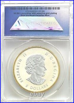 2014 $5 RP70 DCAM Canadian Silver Maple Leaf First Release ANACS