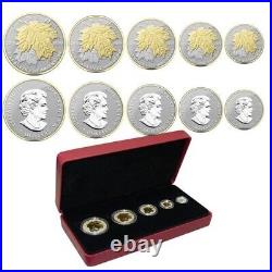 2014 Canada Silver Maple Leaf Fractional Coin Set