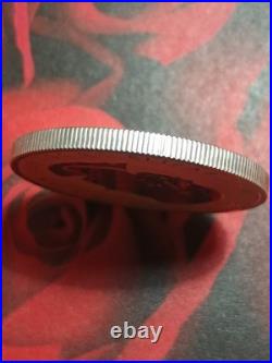 2015 1 Ounce $5.9999 Fine Silver Canada Maple Leaf E=mc2 Prevy Queen Elizabeth