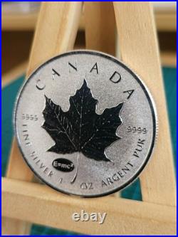 2015 1oz Canadian Maple Leaf Silver coin with E=mc^2 Einstein Privy RARE GENUINE