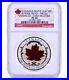 2015 $5 REVERSE PROOF MAPLE LEAF INCUSE Enameled NGC PF70 ER 1oz Silver