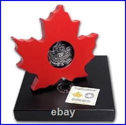 2015 Canada 1 oz Silver $20 Proof Maple Leaf Shaped Coin Original RCM Box & Cert