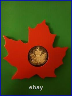 2015 Canada 1oz Silver Maple Leaf Shaped $20 Coin. Uk ONLY