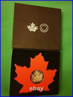 2015 Canada 1oz Silver Maple Leaf Shaped $20 Coin. Uk ONLY