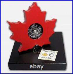 2015 Canada $20 Maple Leaf Shape Coin 1 Oz. 999 Silver Proof Coin