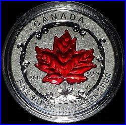 2015 Canada Fine Silver Fractional Set The Maple Leaf! 5 pc 0.9999 fine silver