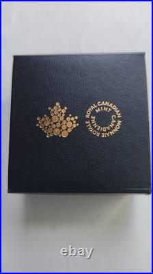 2015 Canada Two Maple Leaves 5 Cent 31.83g. 9999 Silver Proof RCM Mintage 8500