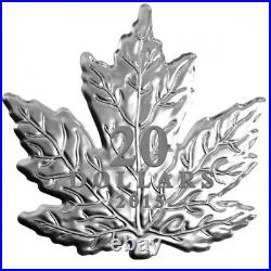 2015 Canadian $20 The Canadian Maple Leaf Fine Pure Silver Coin 1 oz. & Box