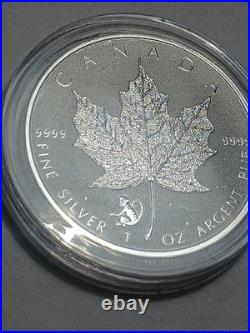 2016 1 Ounce $5.9999 Fine Silver Canadian Maple Leaf Monkey Prevy Proof
