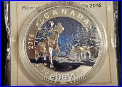 2016 $20 Geometry in Art The Beaver, Loon, Caribou, Maple Leaf and Polar Bear