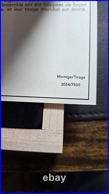 2016 4 Coin. 9999 Silver Maple Leaf Fractional Set Wolf Coa & Ogp 2016 4 Coin. 9999 Silver Maple Leaf Fractional Set Wolf Coa & Ogp