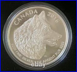 2016 4 Coin. 9999 Silver Maple Leaf Fractional Set Wolf Coa & Ogp 2016 4 Coin. 9999 Silver Maple Leaf Fractional Set Wolf Coa & Ogp