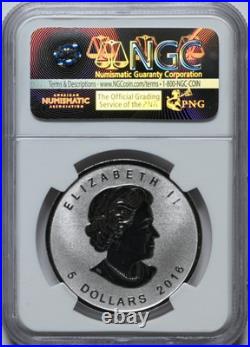 2016 $5 Silver Maple Leaf Wolf Privy Reverse NGC PF69 1 oz 999 Pure Silver Coin